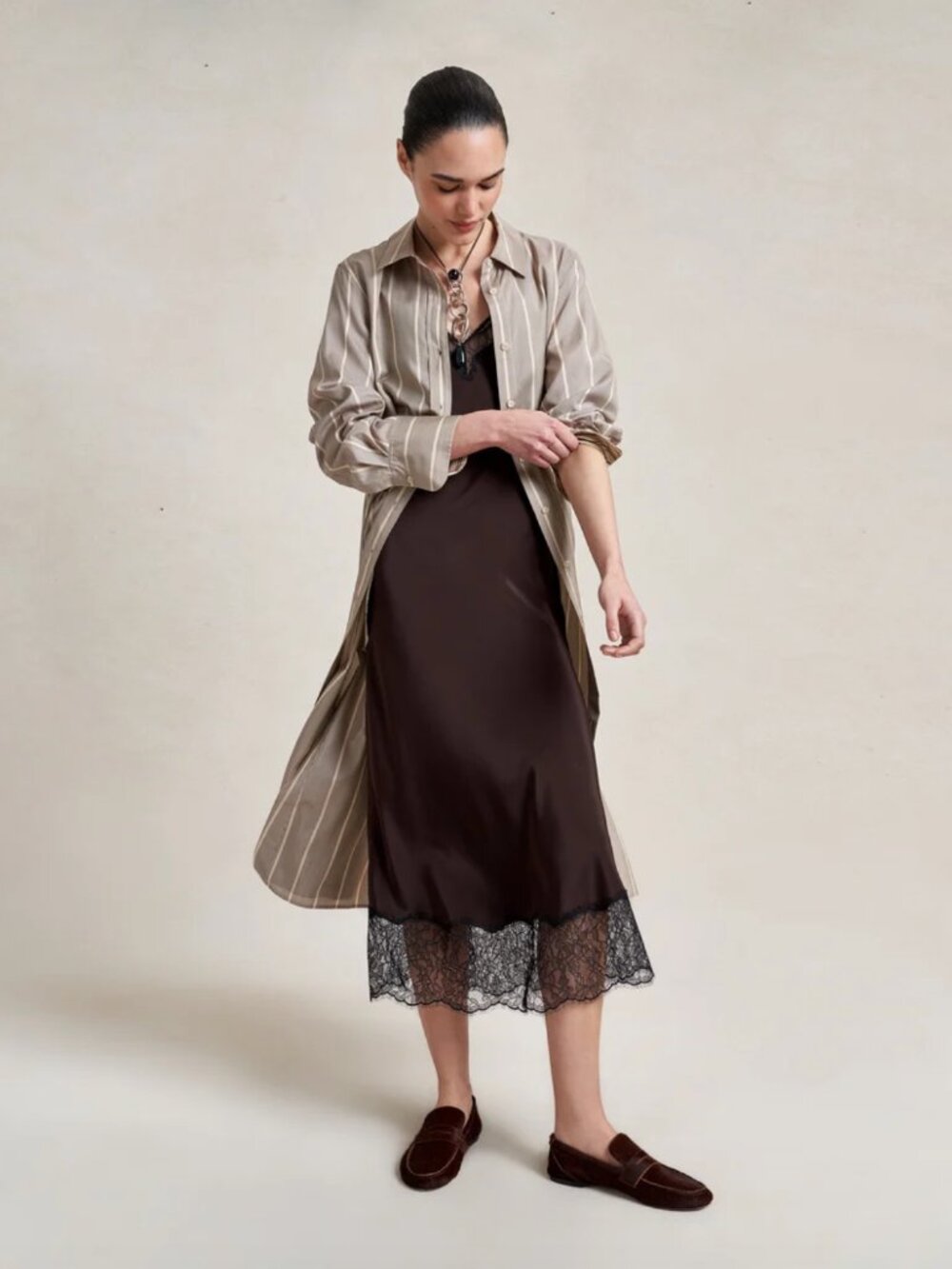 La Ligne Perfect 10 The Perfect Shirt Dress Size M NWT